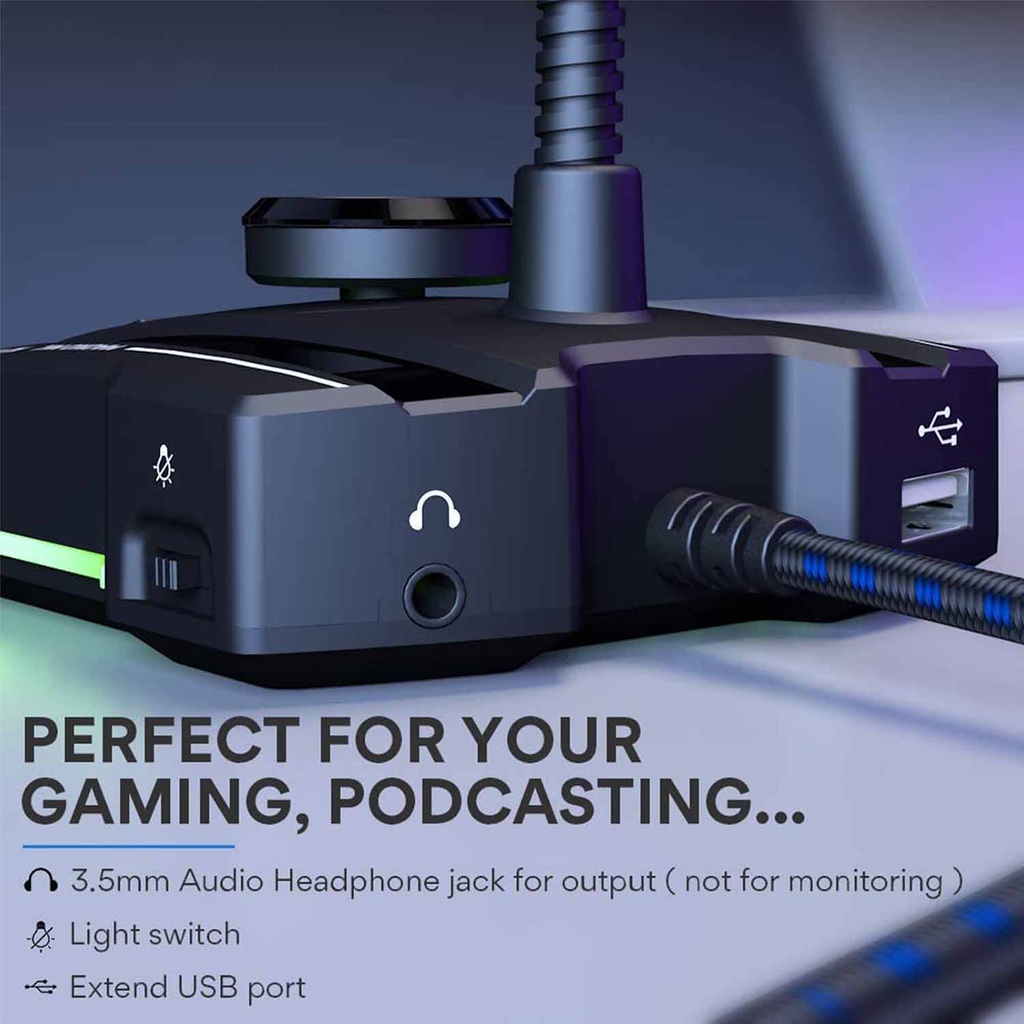 Maono AUGM31 USB Omnidirectional Condenser Mic Gear Studio PC